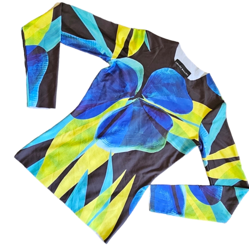 Louisa Ballou Surfer's paradise long sleeve top, size XS